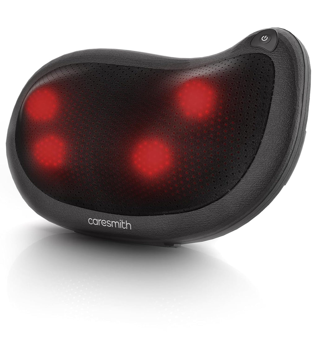 Revive Cushion Massager Machine for Pain Relief | Neck and Back Pain Relief with Shaitsu Infrared Heat Therapy